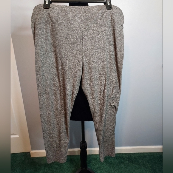 No Boundaries XXXL(21) Black/Grey Woman's Comfy Ankle Lounge Pants Leggings - Picture 1 of 10